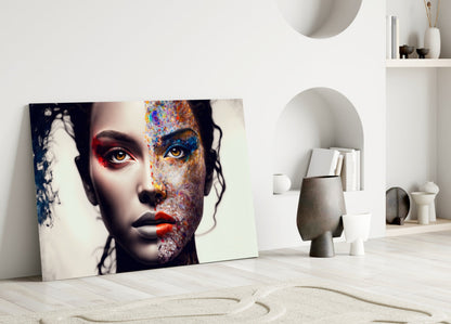 From Cartoon to Reality Glass Wall Art