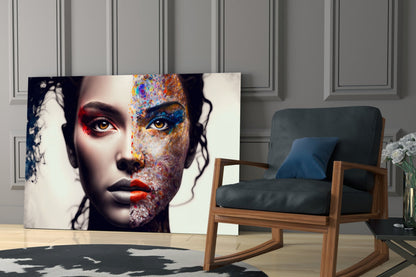 From Cartoon to Reality Glass Wall Art
