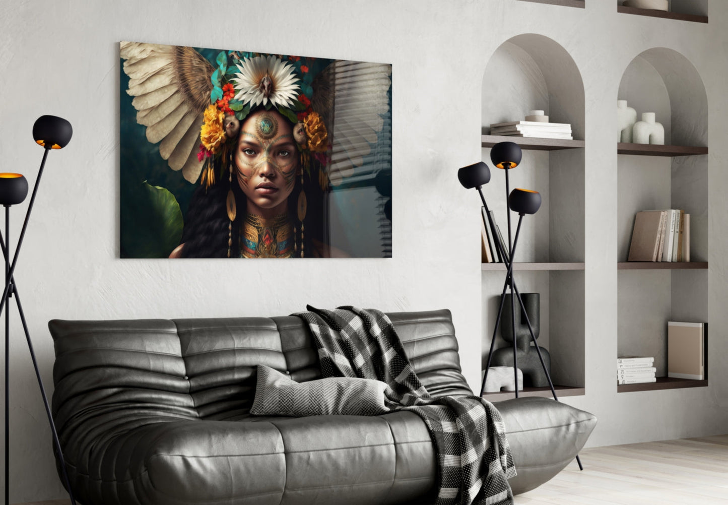 Beauty of the Clan Glass Wall Art