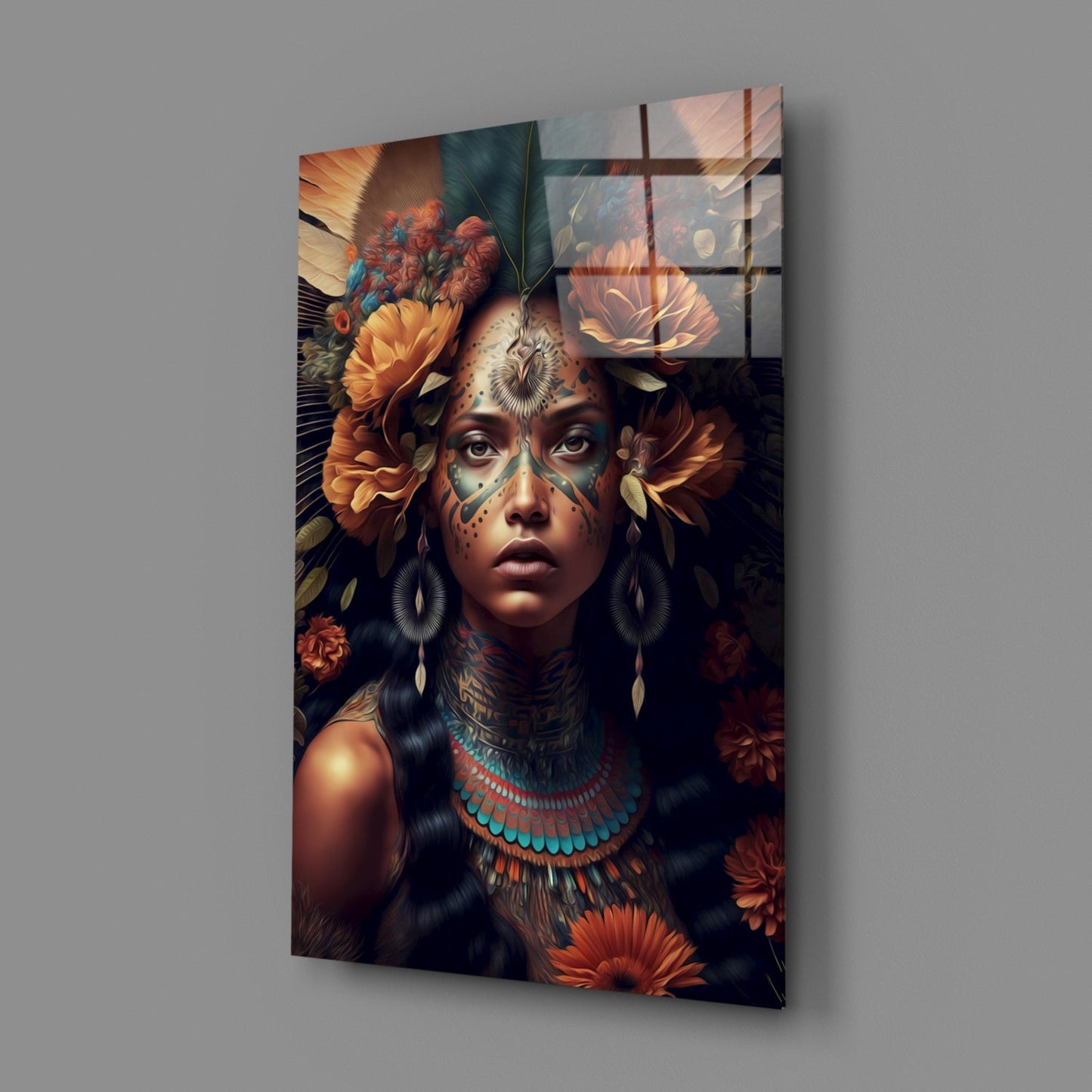 Beauty of the Clan Glass Wall Art