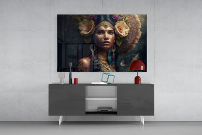 Flower Master Glass Wall Art