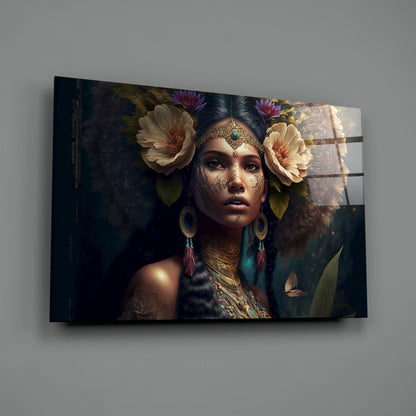 Flower Master Glass Wall Art