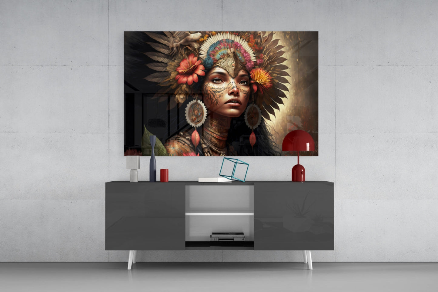 Beauty of the Clan Glass Wall Art