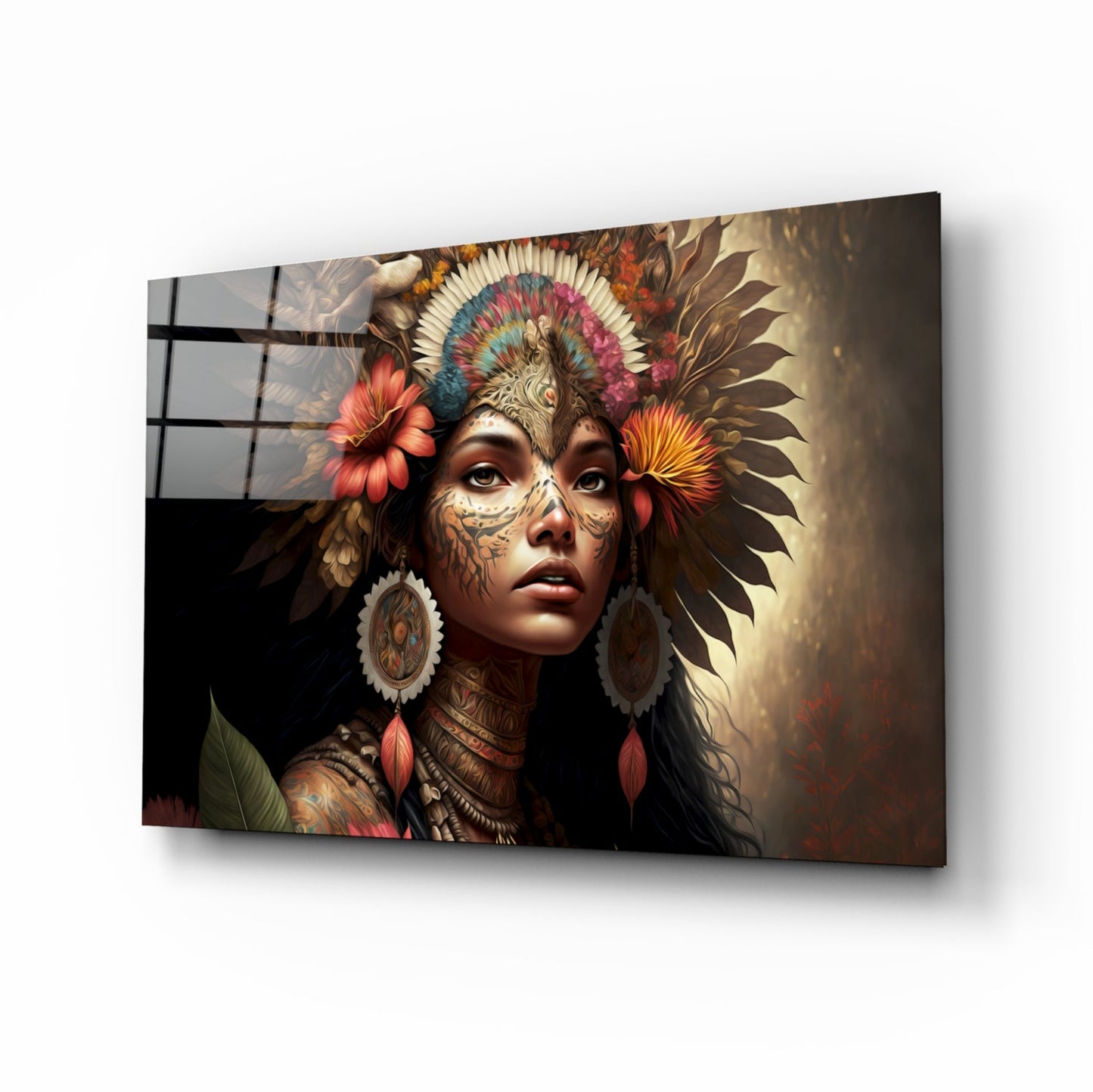 Beauty of the Clan Glass Wall Art