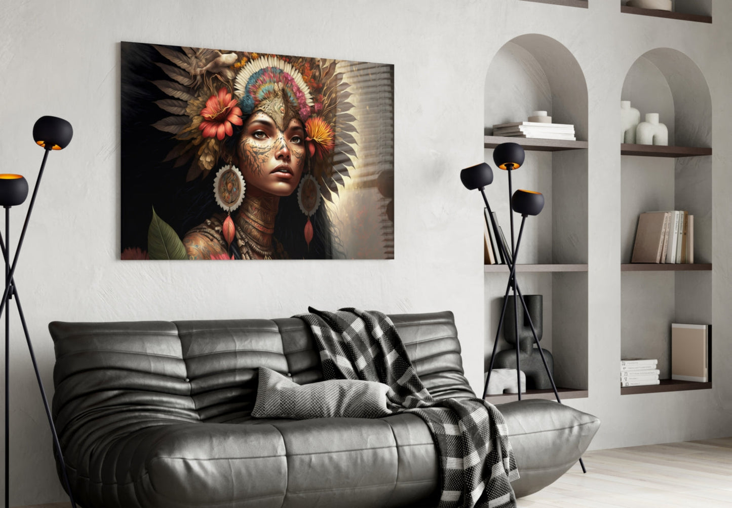 Beauty of the Clan Glass Wall Art