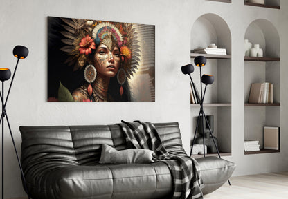Beauty of the Clan Glass Wall Art