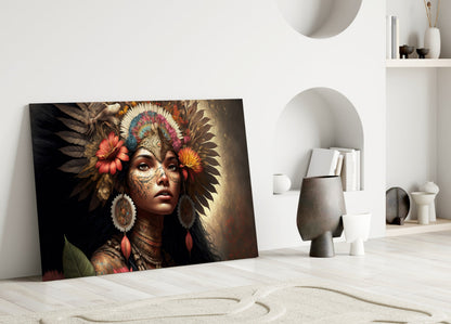 Beauty of the Clan Glass Wall Art