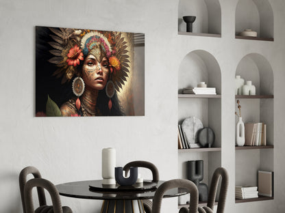 Beauty of the Clan Glass Wall Art