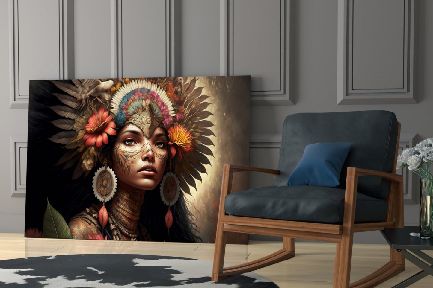 Beauty of the Clan Glass Wall Art