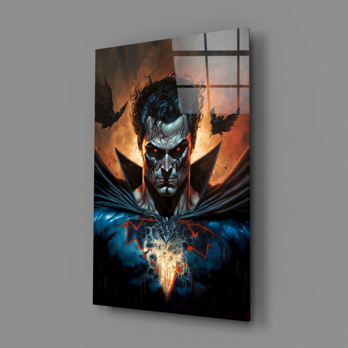 Thirst for Blood Glass Wall Art