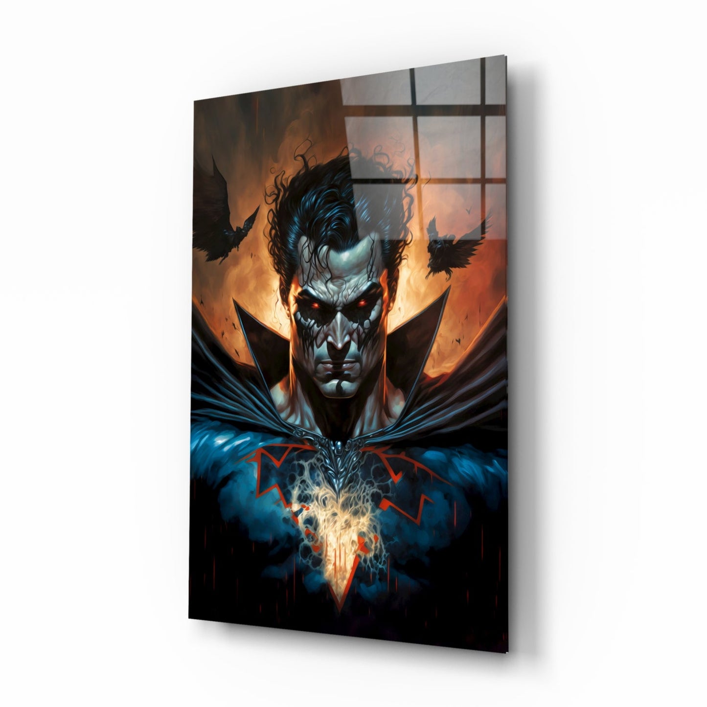 Thirst for Blood Glass Wall Art