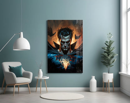 Thirst for Blood Glass Wall Art