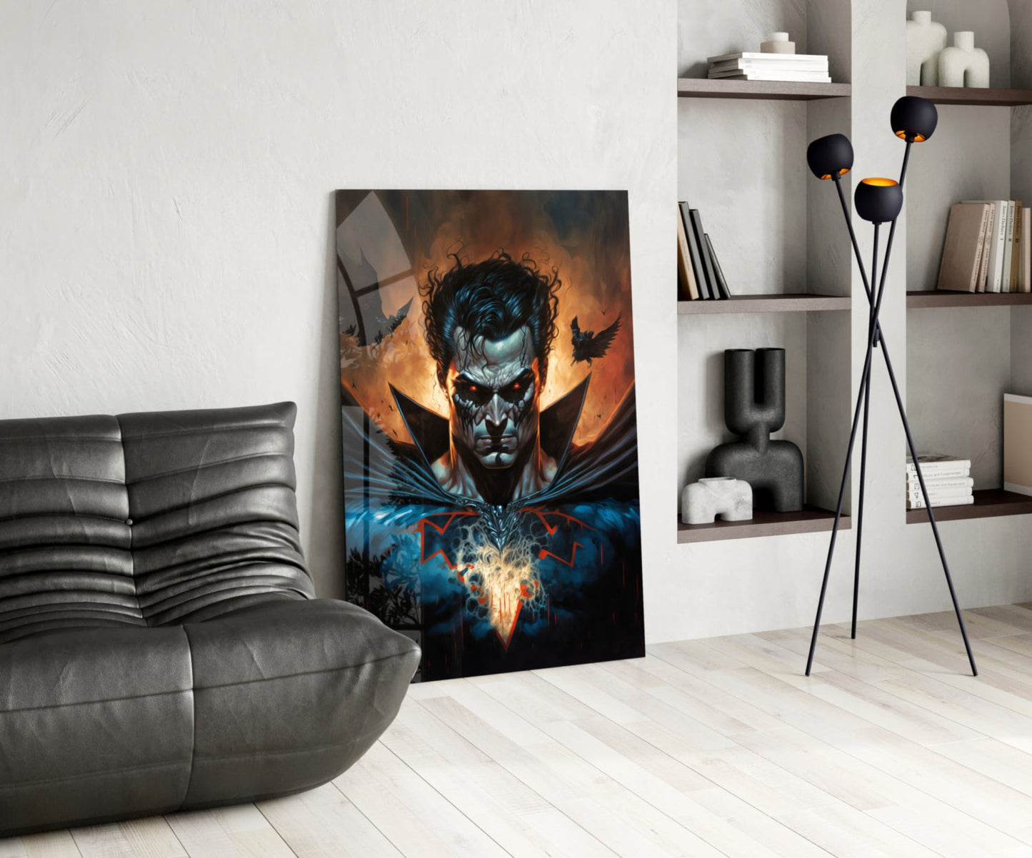 Thirst for Blood Glass Wall Art