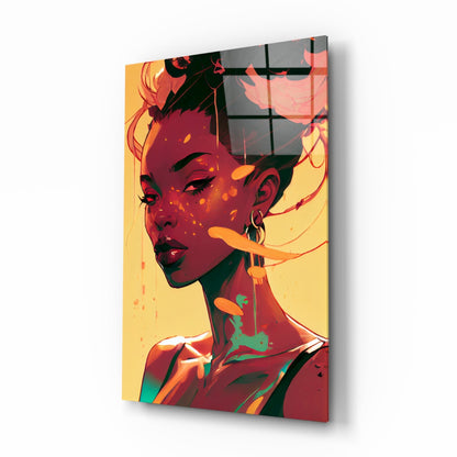 Schuh Glance Glass Wall Art