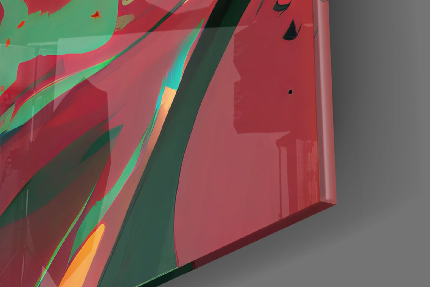 Schuh Glance Glass Wall Art