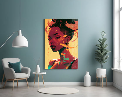 Schuh Glance Glass Wall Art