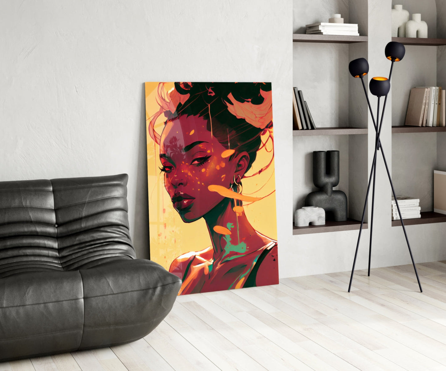 Schuh Glance Glass Wall Art