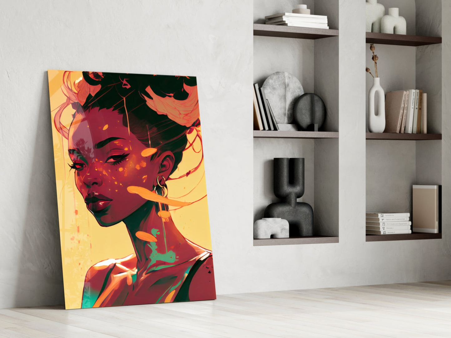 Schuh Glance Glass Wall Art