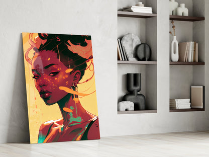 Schuh Glance Glass Wall Art