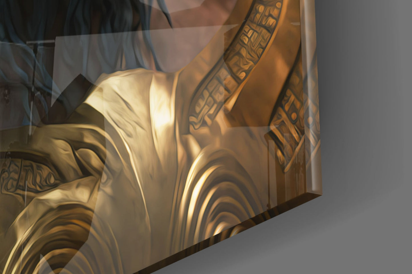 Ape King Glass Wall Art