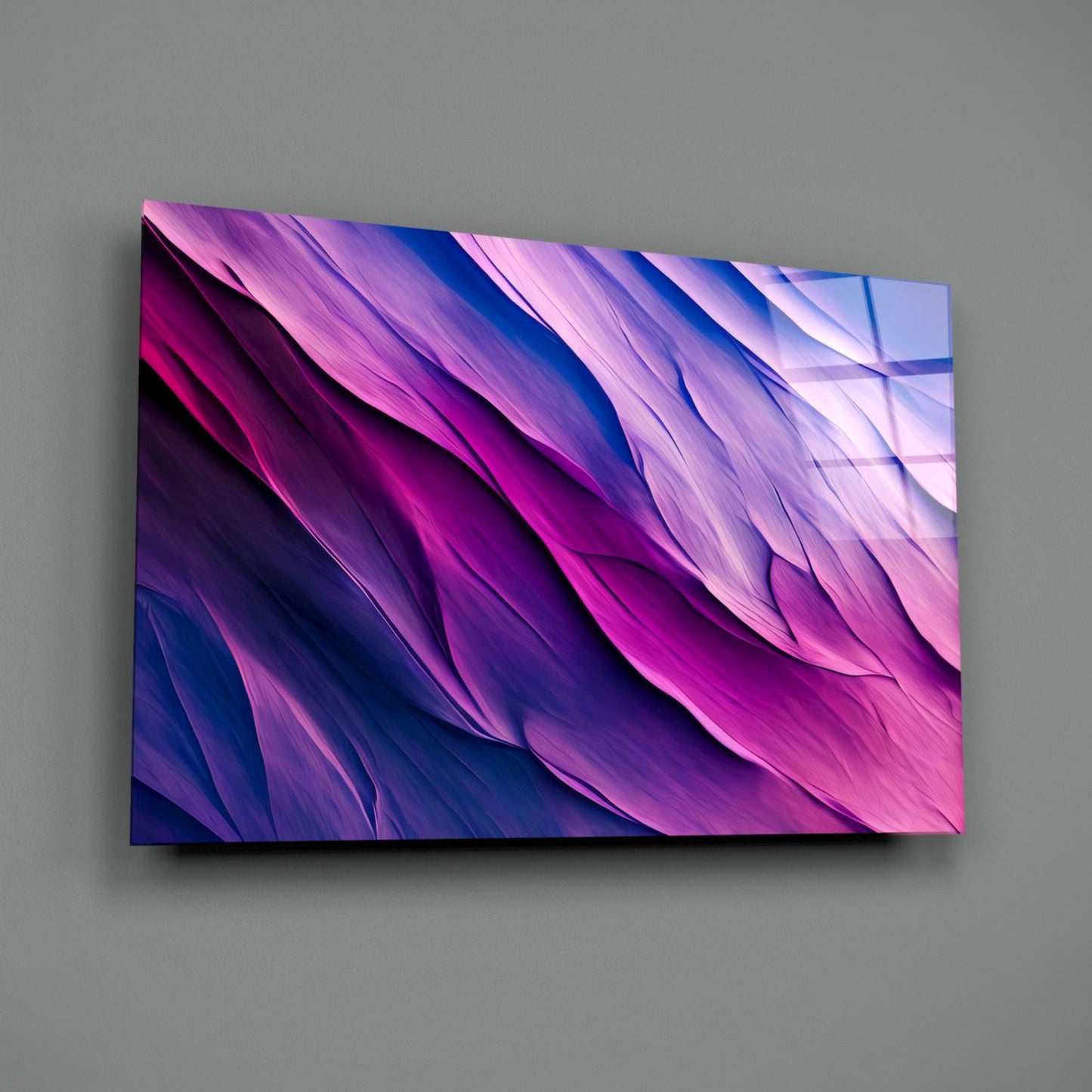 Purple Dance Glass Wall Art