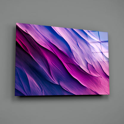Purple Dance Glass Wall Art