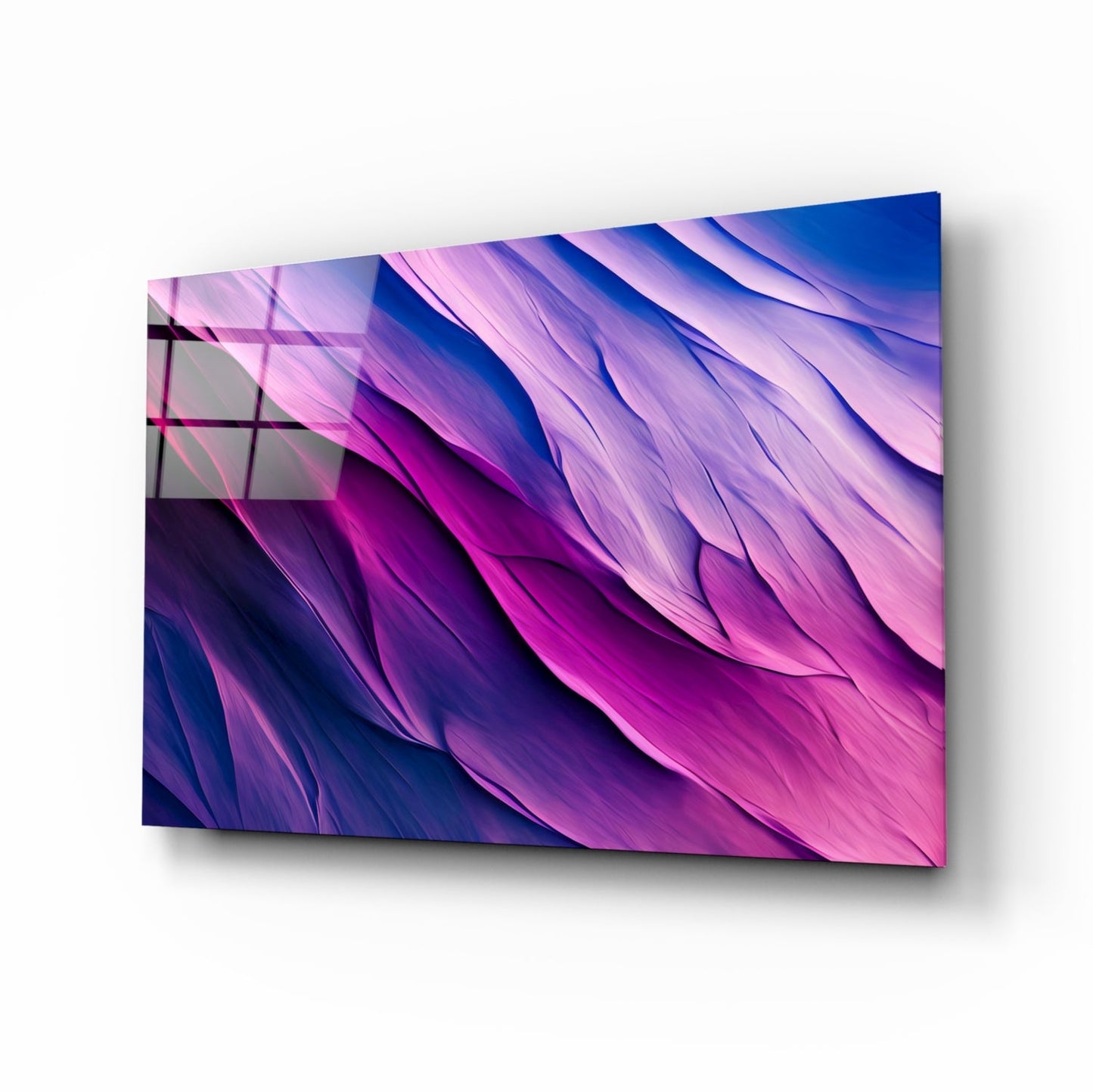 Purple Dance Glass Wall Art