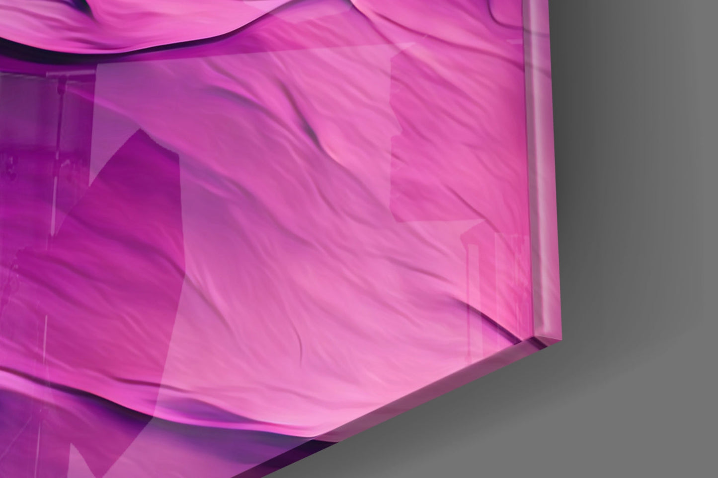 Purple Dance Glass Wall Art