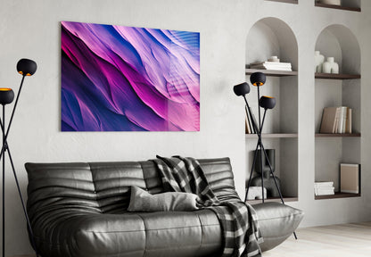 Purple Dance Glass Wall Art