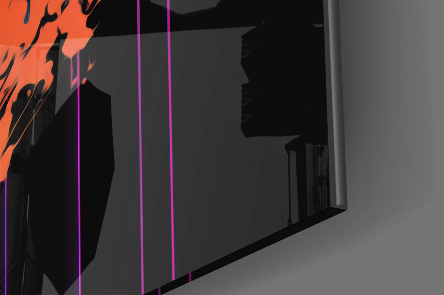 Rebel Beauty Glass Wall Art