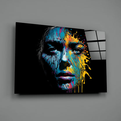 Beautiful Splash Glass Wall Art