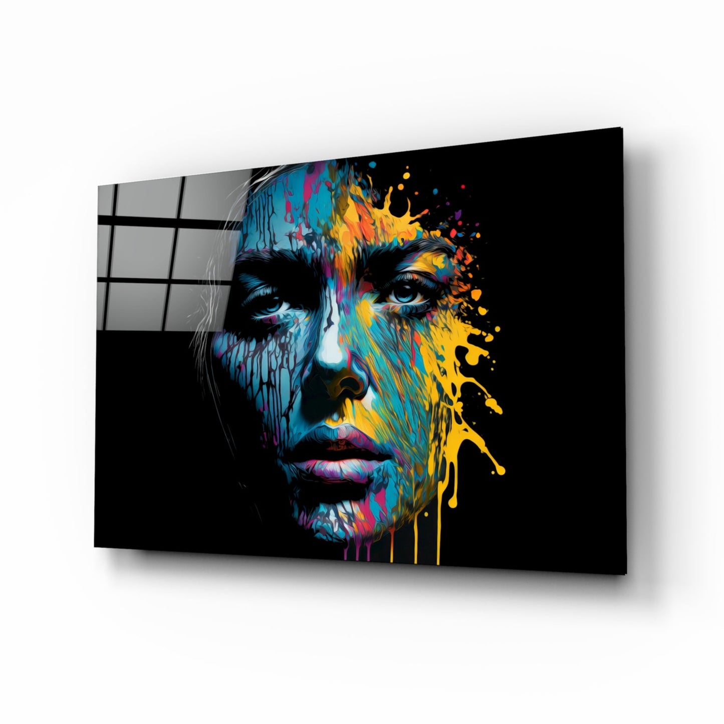 Beautiful Splash Glass Wall Art