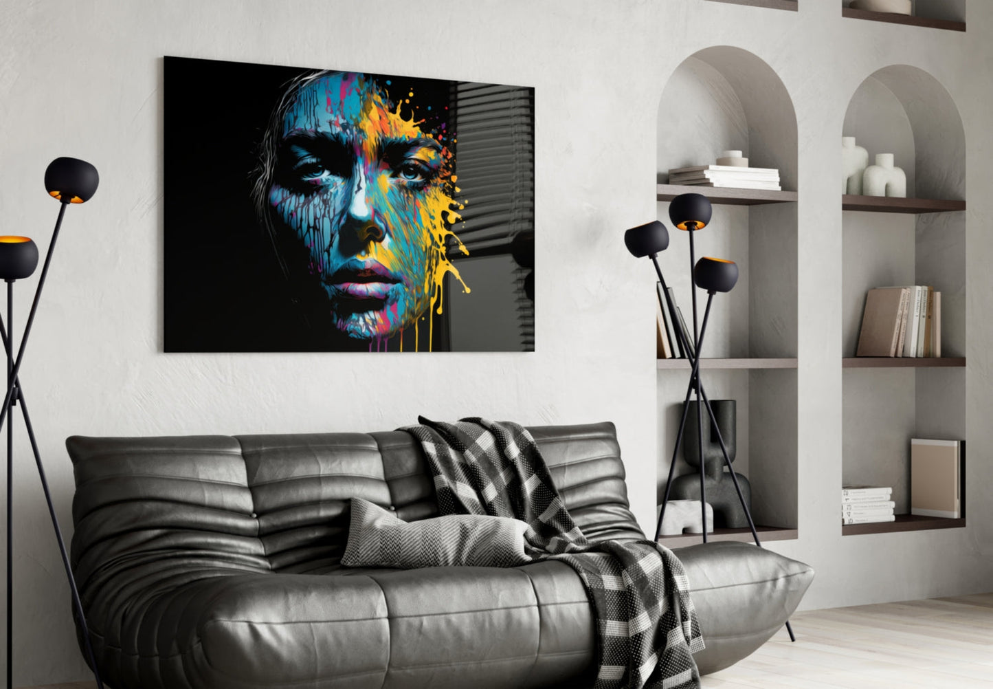 Beautiful Splash Glass Wall Art