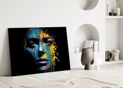 Beautiful Splash Glass Wall Art