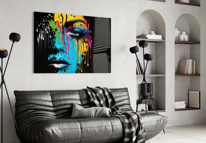 Melting Beauty Glass Wall Art