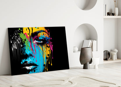 Melting Beauty Glass Wall Art