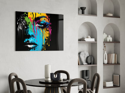 Melting Beauty Glass Wall Art