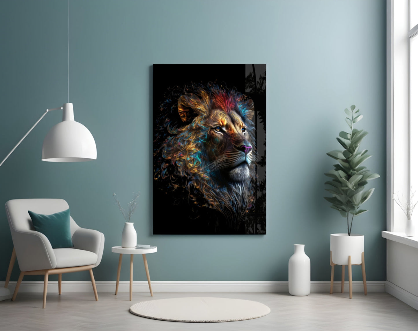 Sparkling Glory Glass Wall Art
