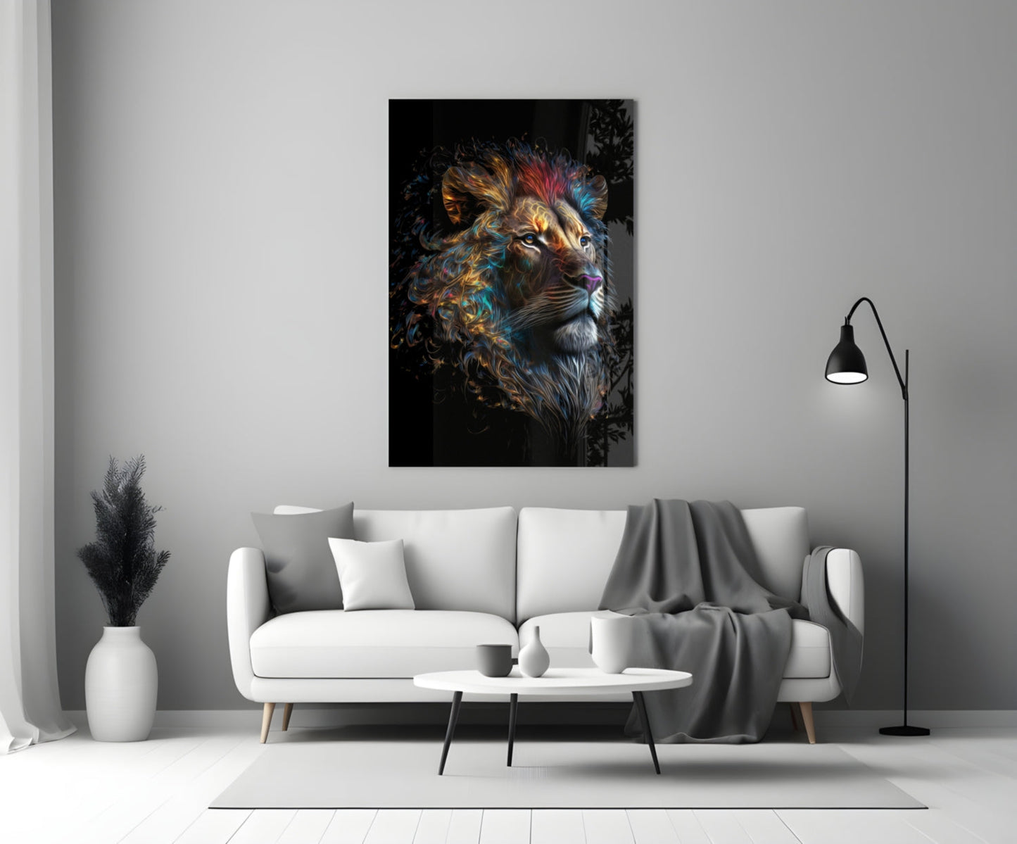 Sparkling Glory Glass Wall Art