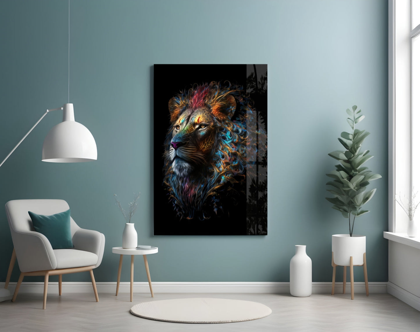Sparkling Glory Glass Wall Art