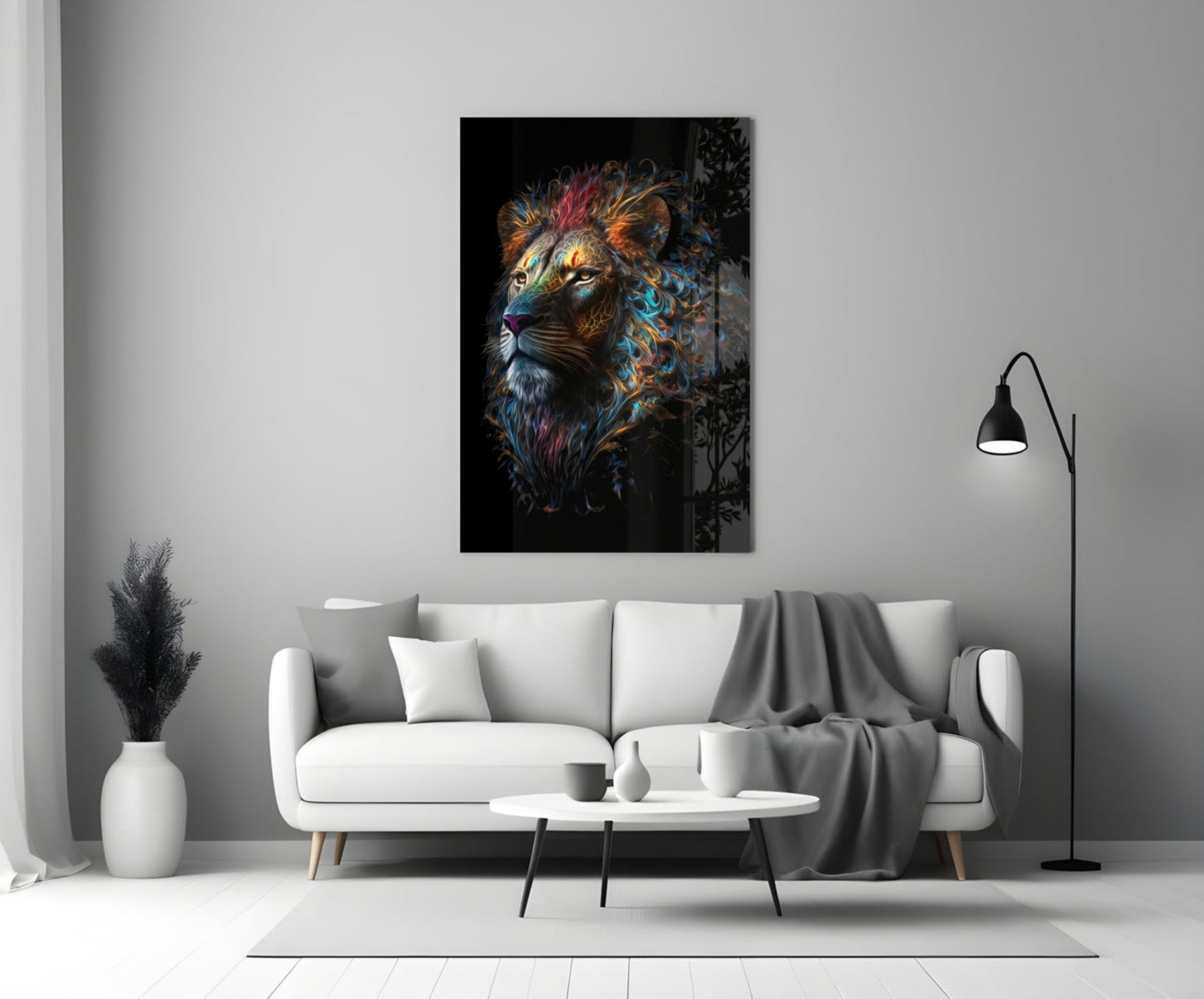 Sparkling Glory Glass Wall Art