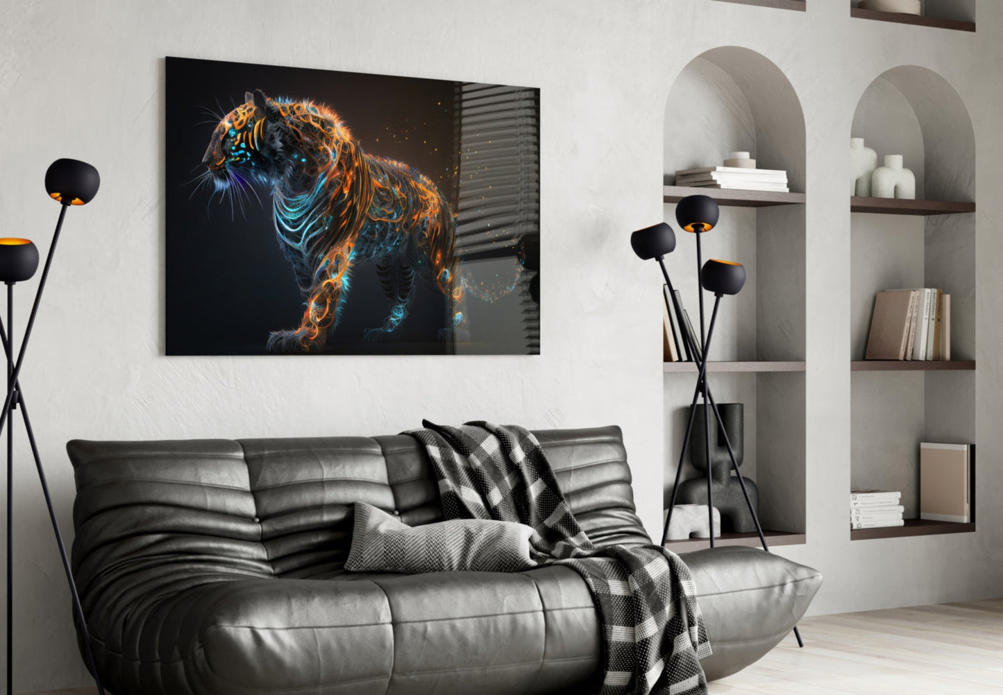 Sparkling Glory Glass Wall Art