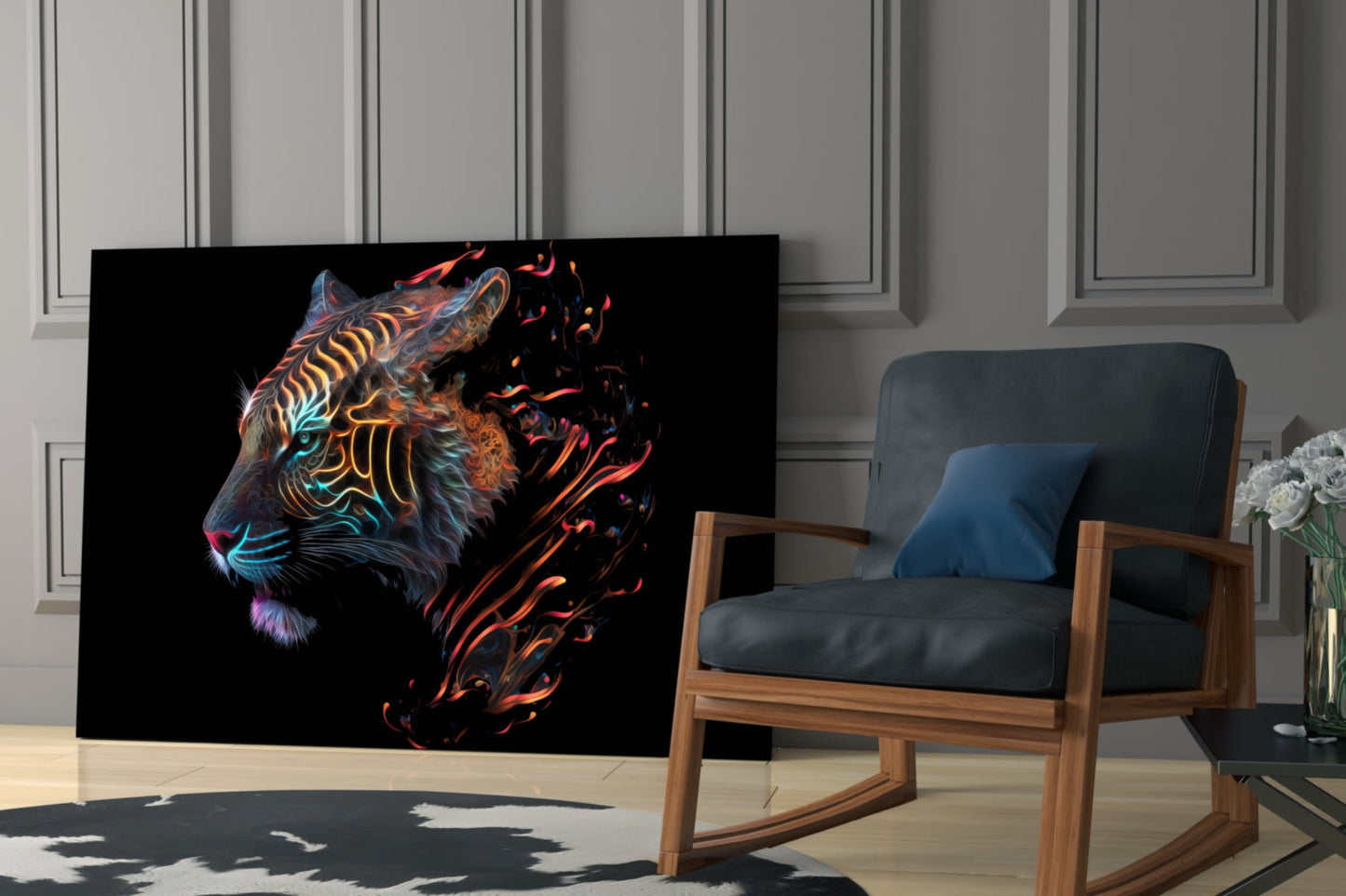 Sparkling Glory Glass Wall Art