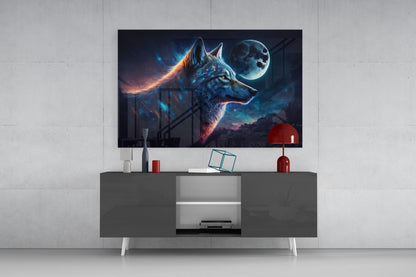 Sparkling Freedom Aurora Glass Wall Art
