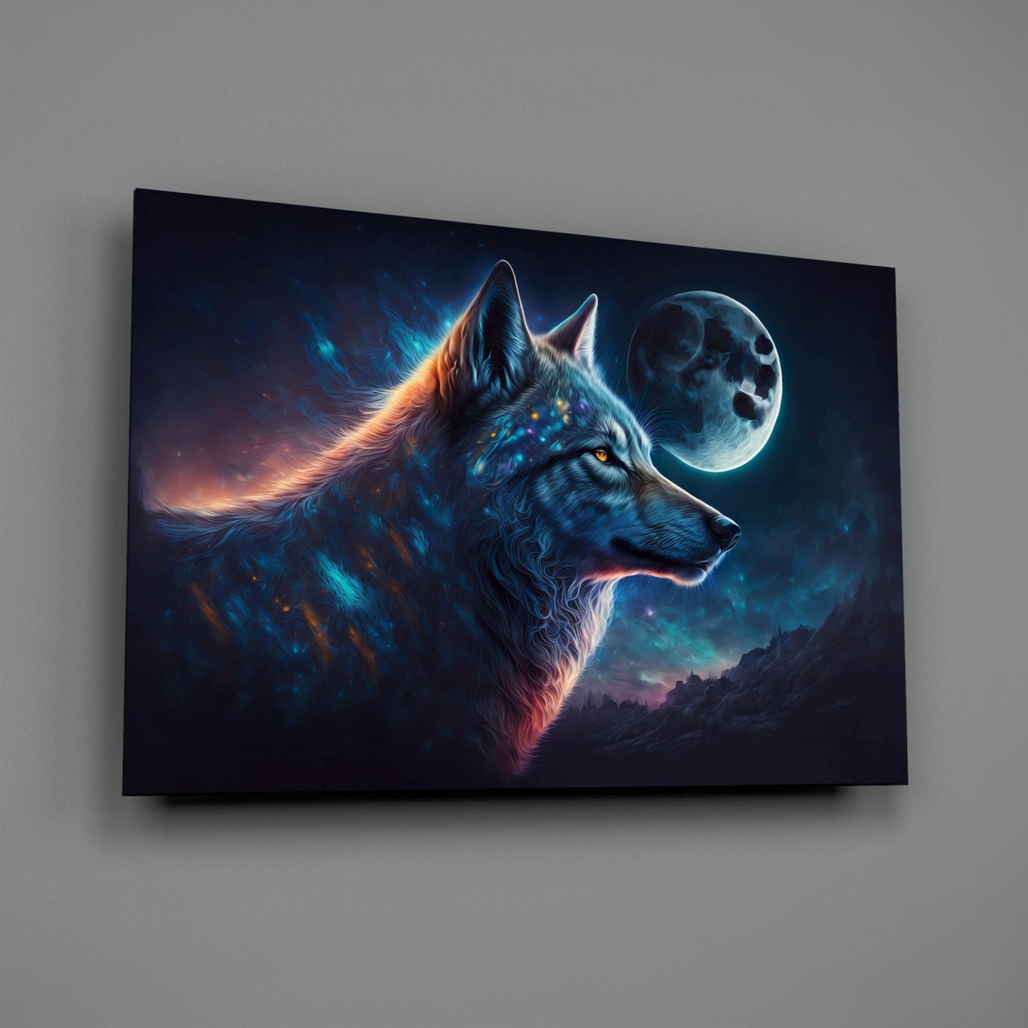 Sparkling Freedom Aurora Glass Wall Art