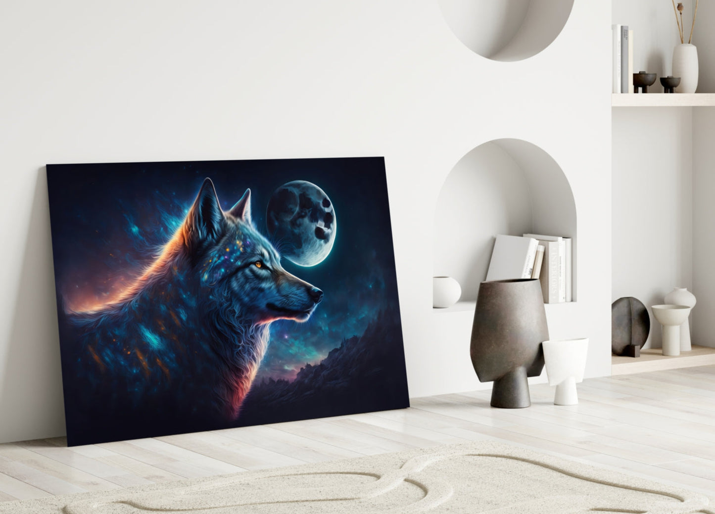 Sparkling Freedom Aurora Glass Wall Art