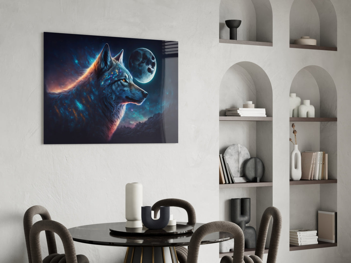 Sparkling Freedom Aurora Glass Wall Art