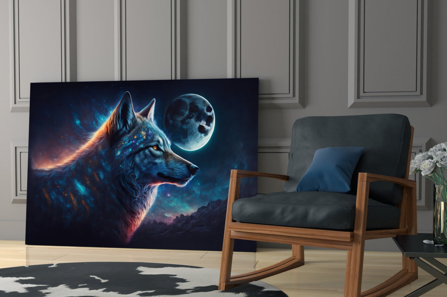 Sparkling Freedom Aurora Glass Wall Art