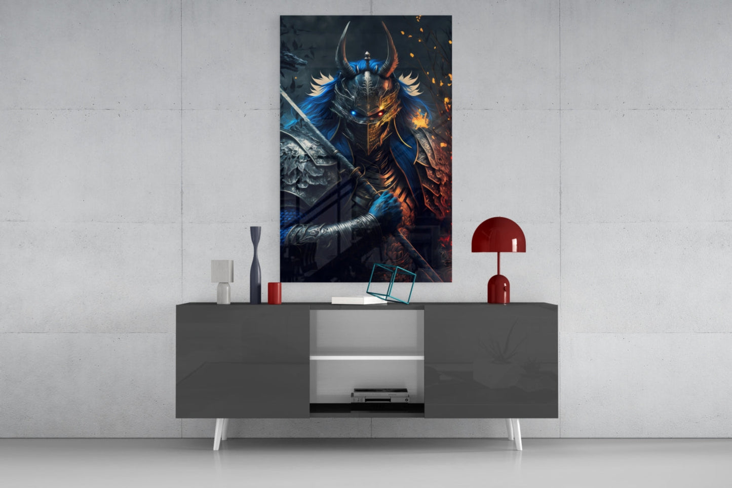 Lord Warrior Glass Wall Art