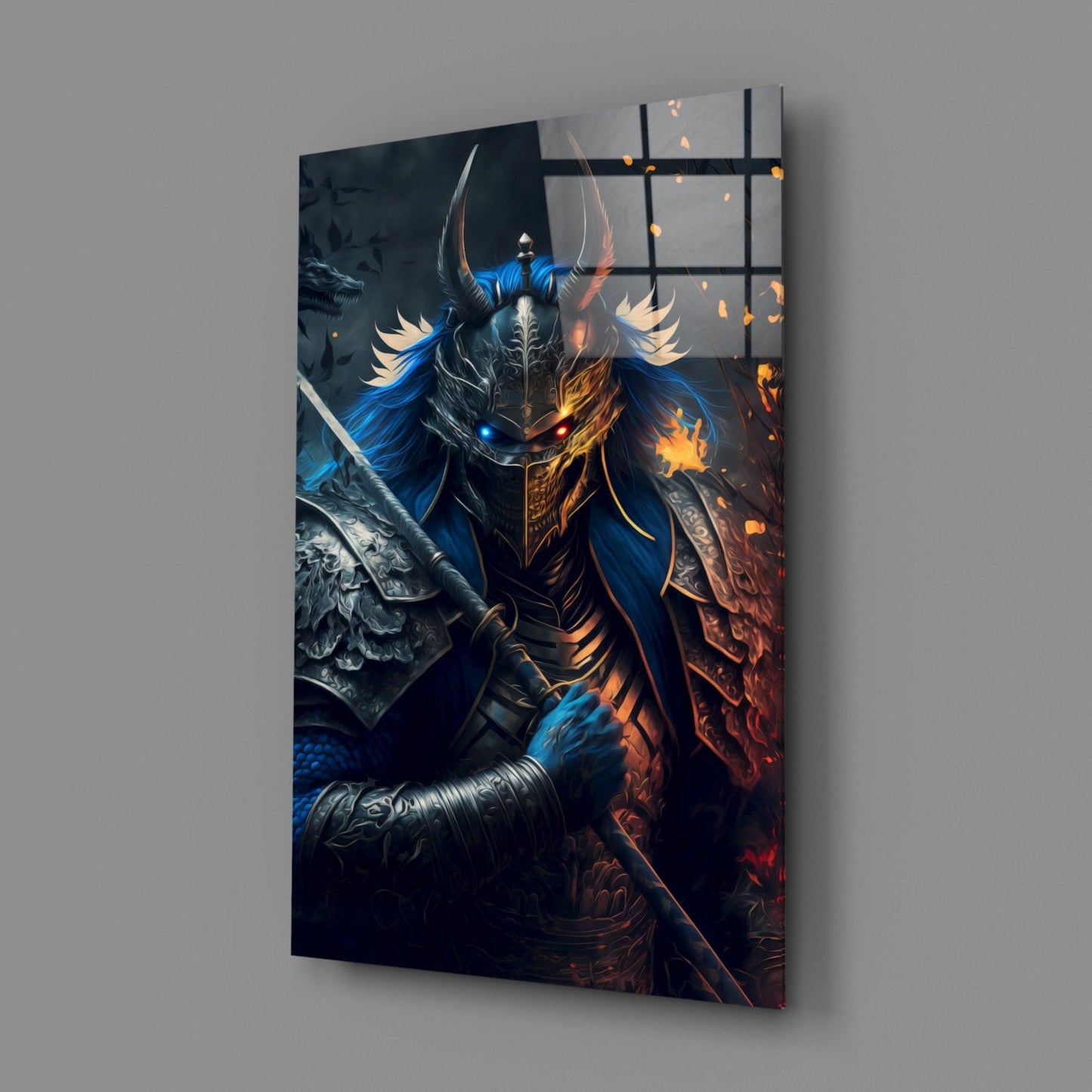 Lord Warrior Glass Wall Art